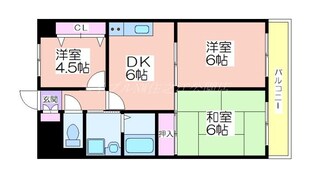 南海住之江ユーリプラザの物件間取画像